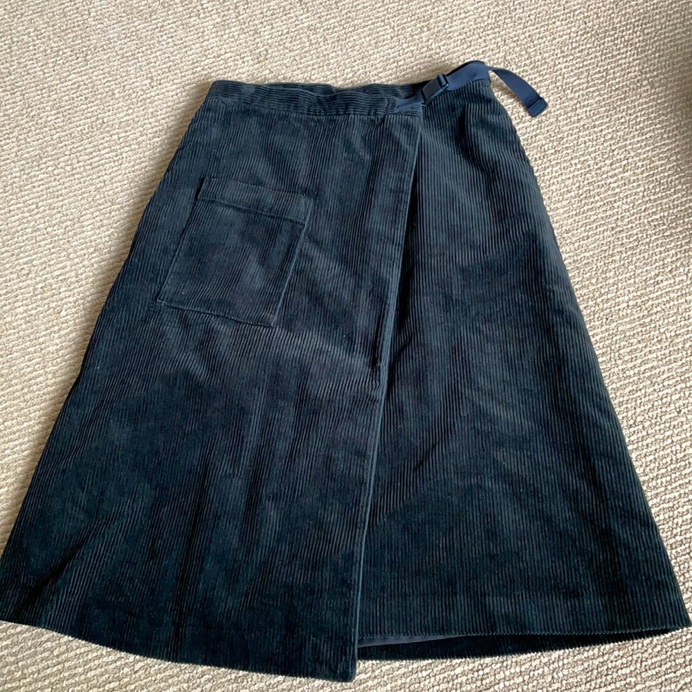JW Anderson uniqlo wrap around  buckle skirt